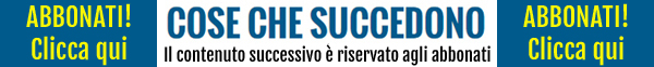 Cose Che Succedono - Abbonamento