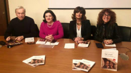 Di sinistra il sindaco Eugenio Aghemo, Annalisa D'Errico, Cinzia Ravallese, Antonella Menzio