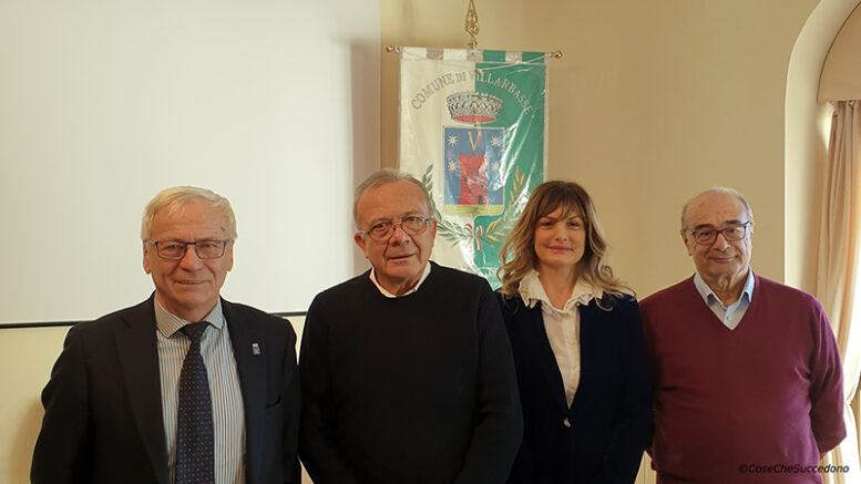 Da sinistra, Eugenio Aghemo, Giovanni Impastato, Cinzia Ravallese, Carmelo Casciano