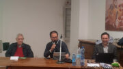 Da sinistra Angelo Tartaglia, Alessandro Svaluto Ferro, Salvatore Petrozzino