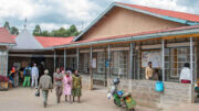 Ingresso del North Kinangop Catholic Hospital in Kenya